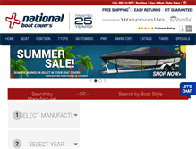 Tablet Screenshot of nationalboatcovers.com